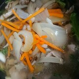 人参の野菜スープ